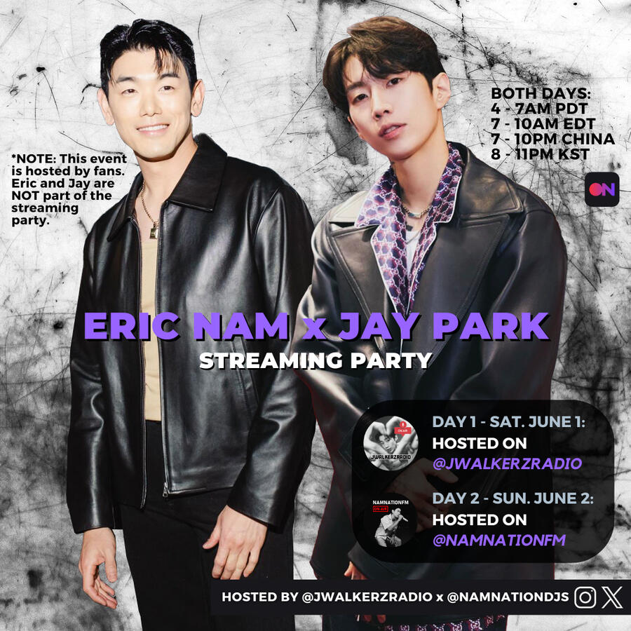 Eric Nam x Jay Park Streaming Party Eric Nam and Jay Park Stationhead Streaming Party