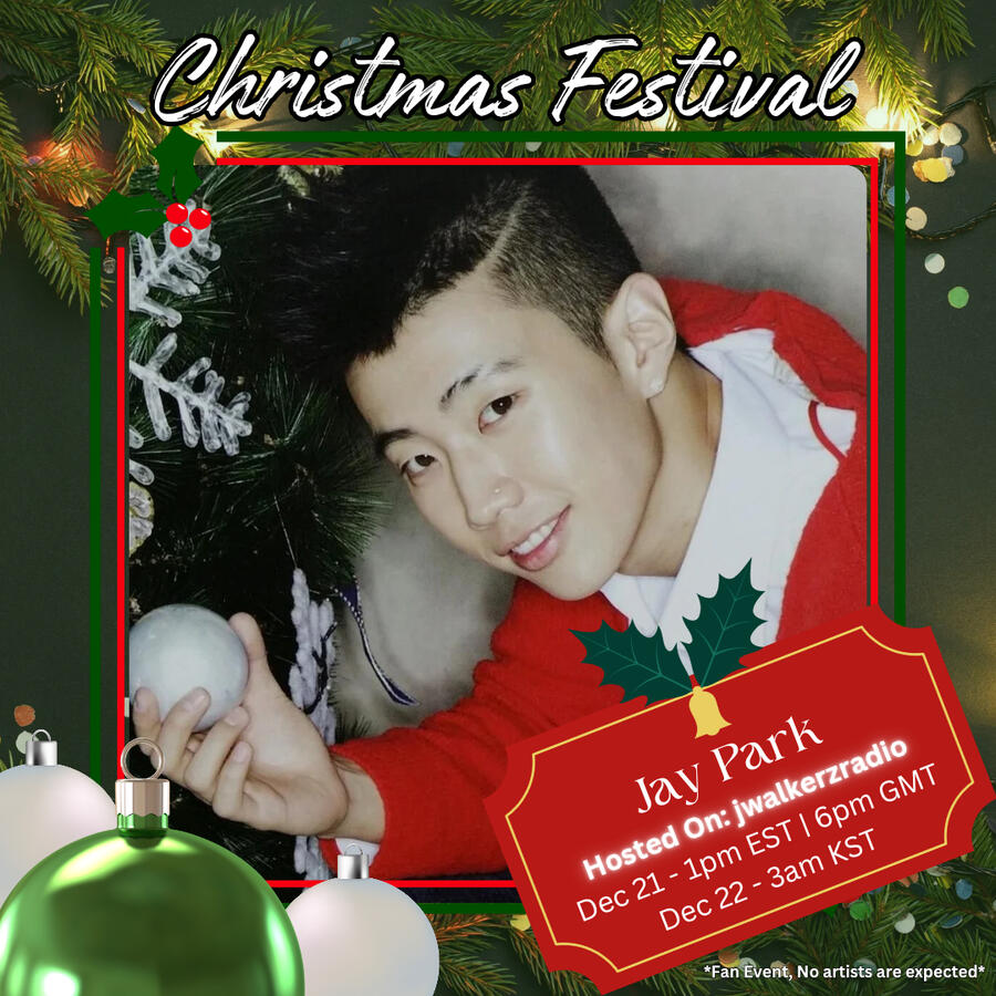 Christmas Festival Group Stations Event Line-up on Stationhead - Jay Park