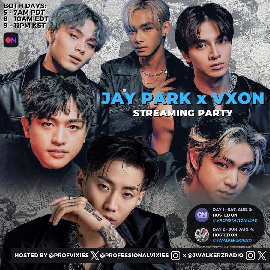 Jay Park and VXON Stationhead Streaming Party