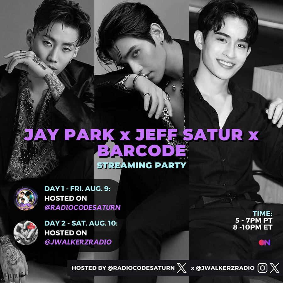 Jay Park x Jeff Satur x Barcode Streaming Party Jay Park, Jeff Satur, and Barcode Stationhead Streaming Party