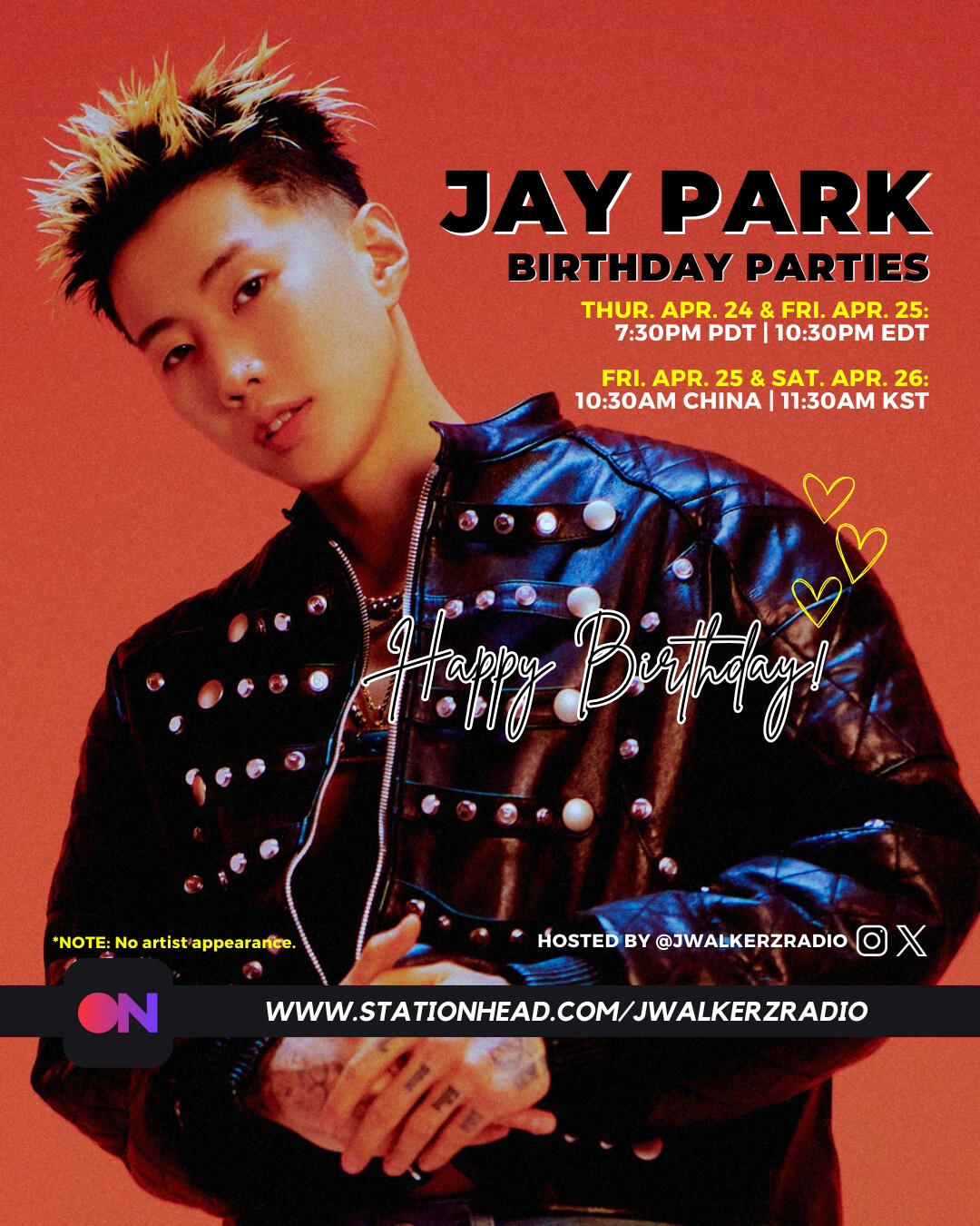 Jay Park Birthday Stationhead Streaming Party