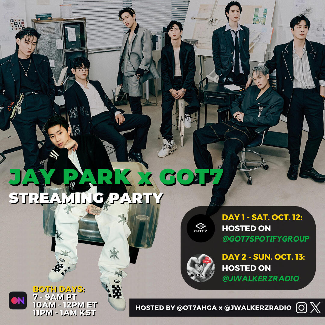 Jay Park and GOT7 Stationhead Streaming Party