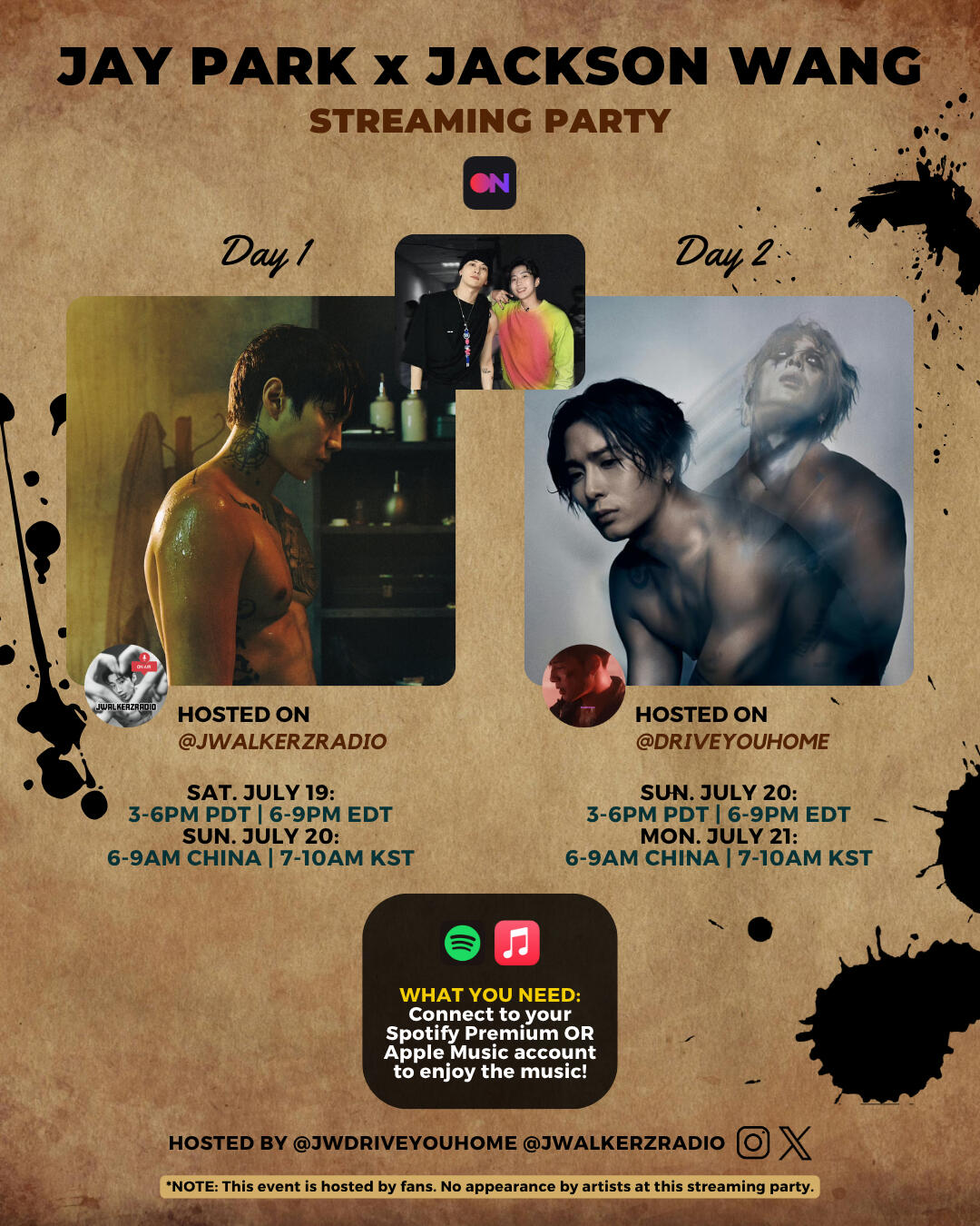 Jay Park and Jackson Wang Stationhead Streaming Party Jay Park and Jackson Wang Stationhead Streaming Party